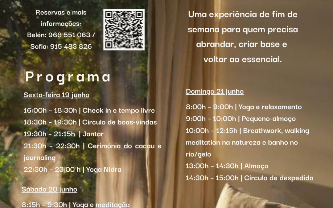WellRetreat 19-21 de junho no Douro